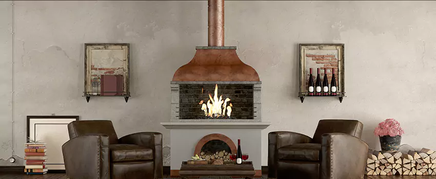 Thelin Hearth Products Providence Pellet Insert Fireplace Installation in Fresno, TX